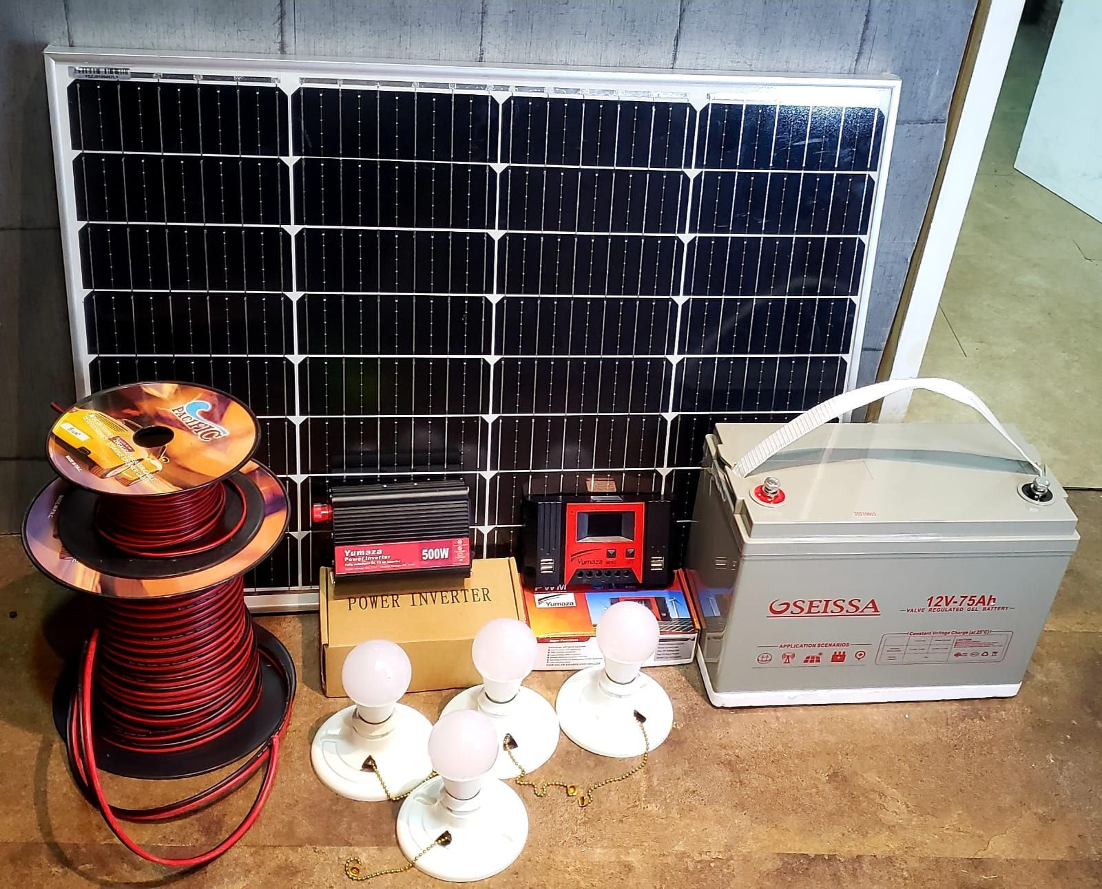 Kit solar 100w