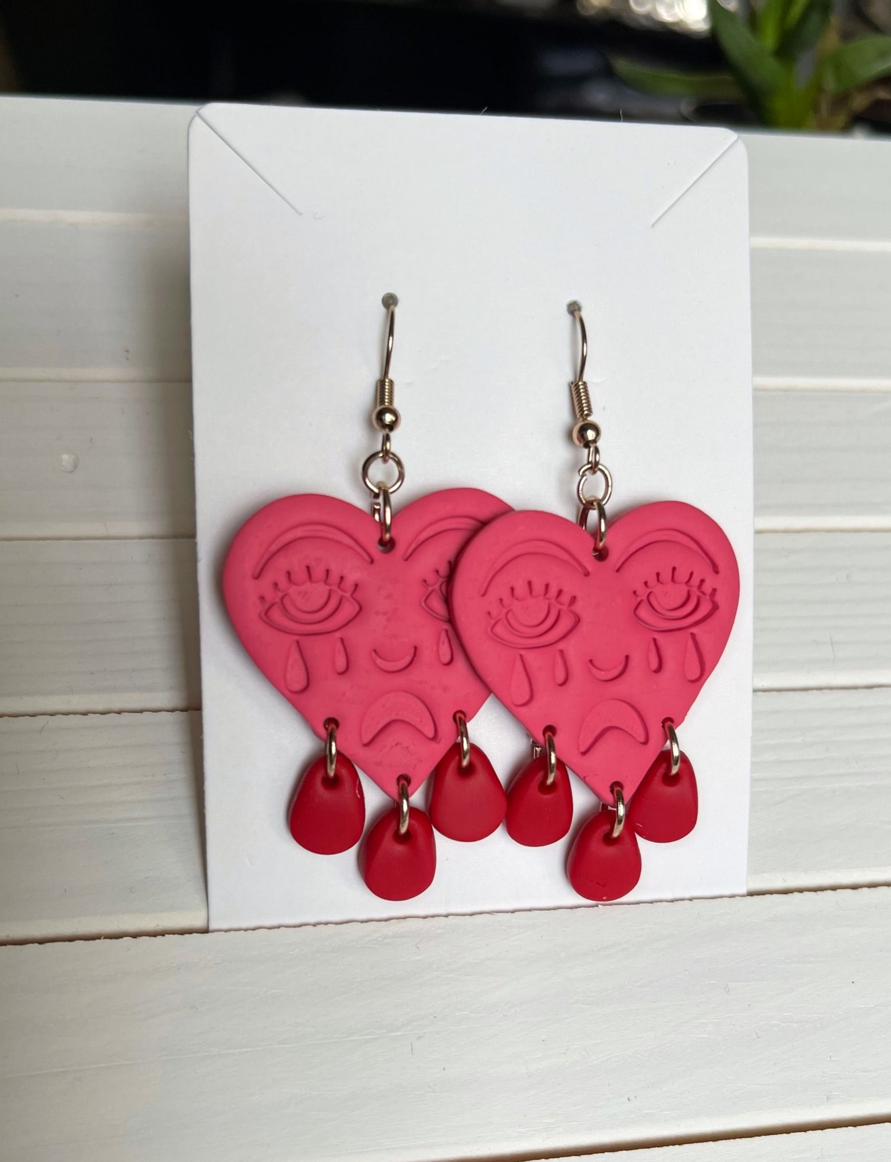 Crying Hearts (Pink)