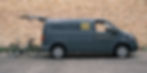 Halcyon Cycle Clinic Van against brick wall with bike at rear of vehicle waiting to be loaded