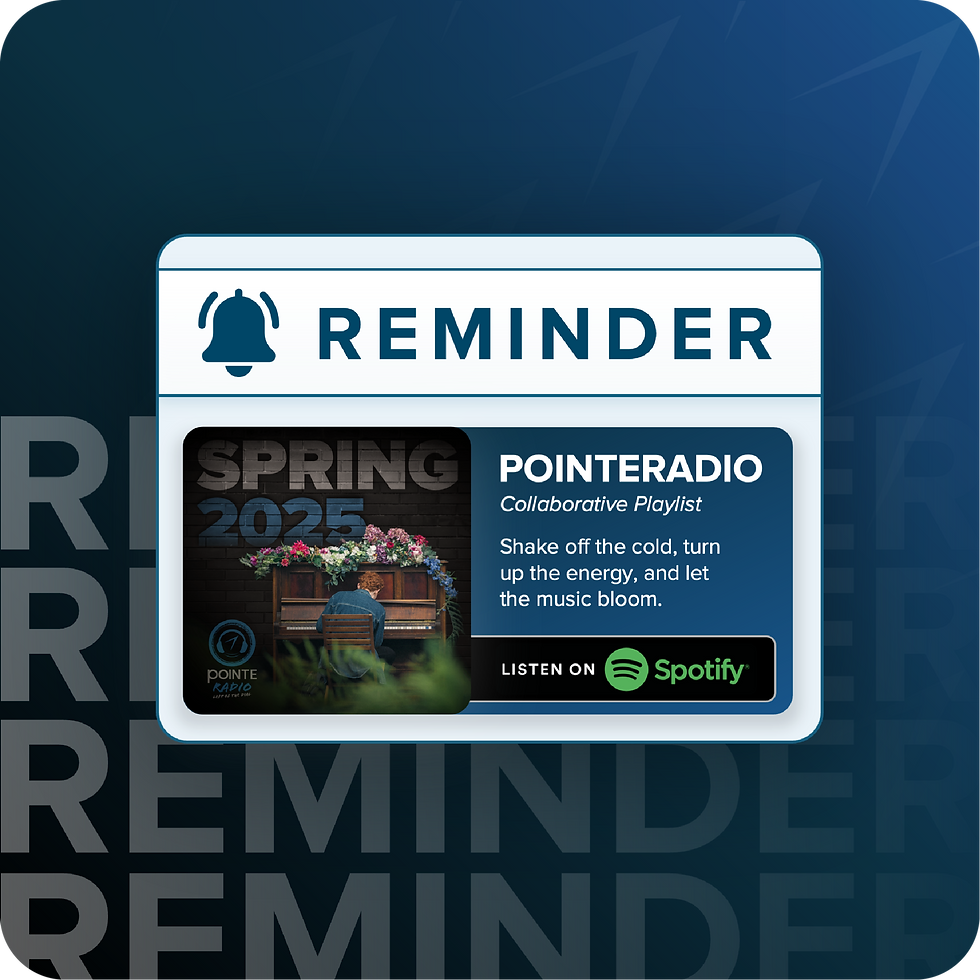 PointeRadio "Reminder" Graphic