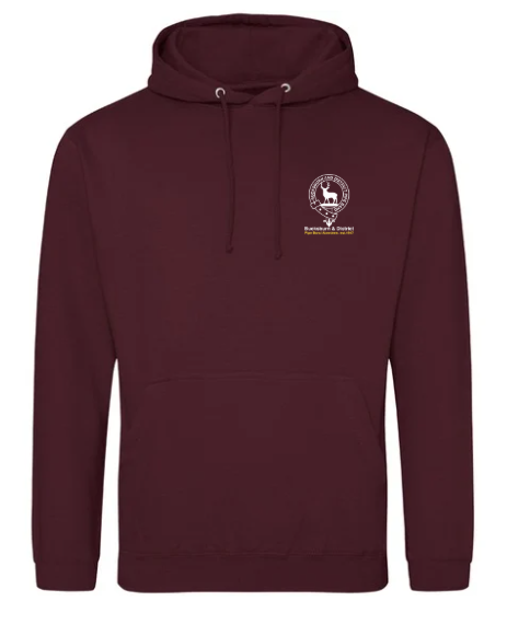 Thumbnail: Adult Embroidered Hoodie - Bucksburn Pipe Band