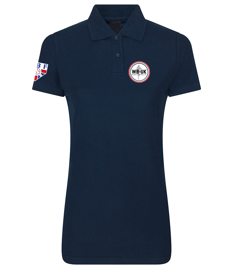Thumbnail: Ladies Embroidered Women's Baseball UK Polo Shirts