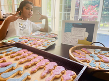 Musical shaped cookie for recital