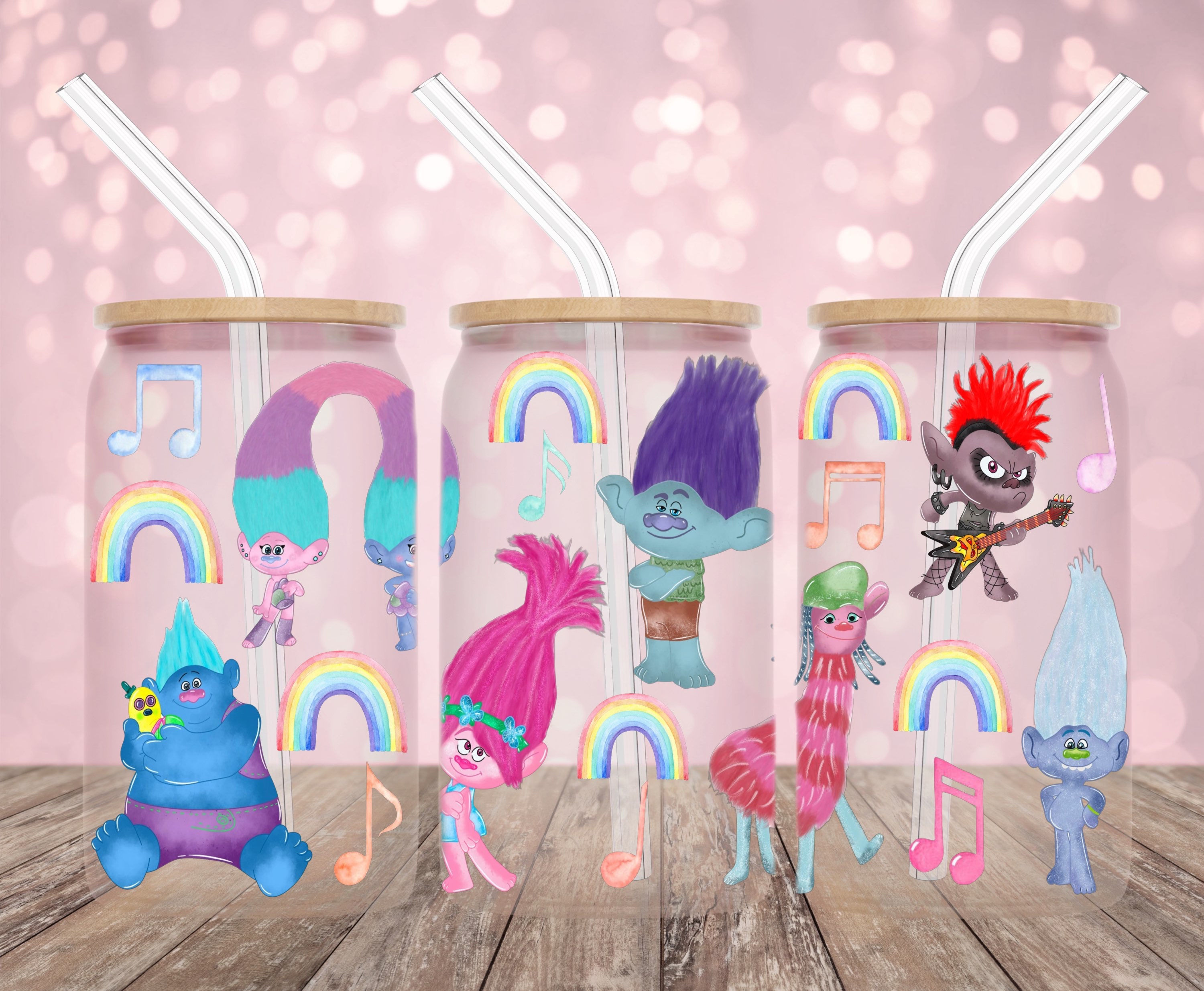 Trollz UVDTF Libby cup wrap 