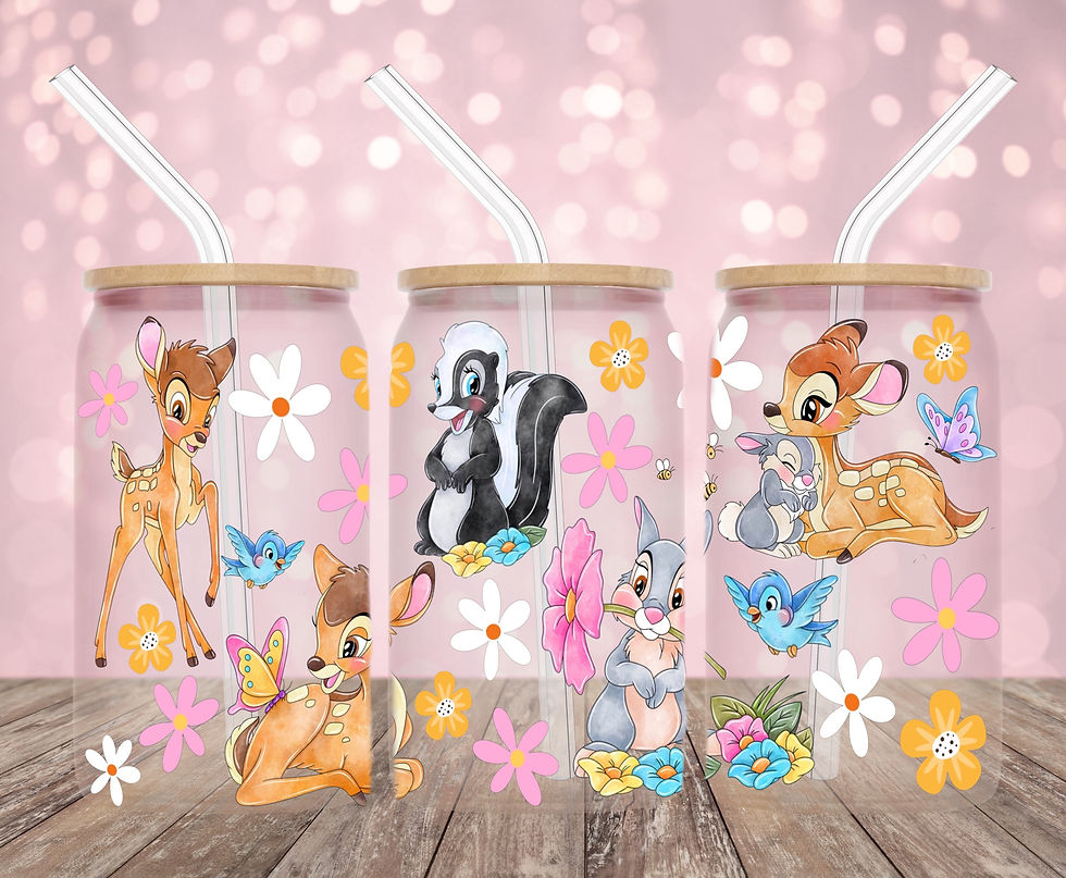 Bambi UVDTF libby cup wrap