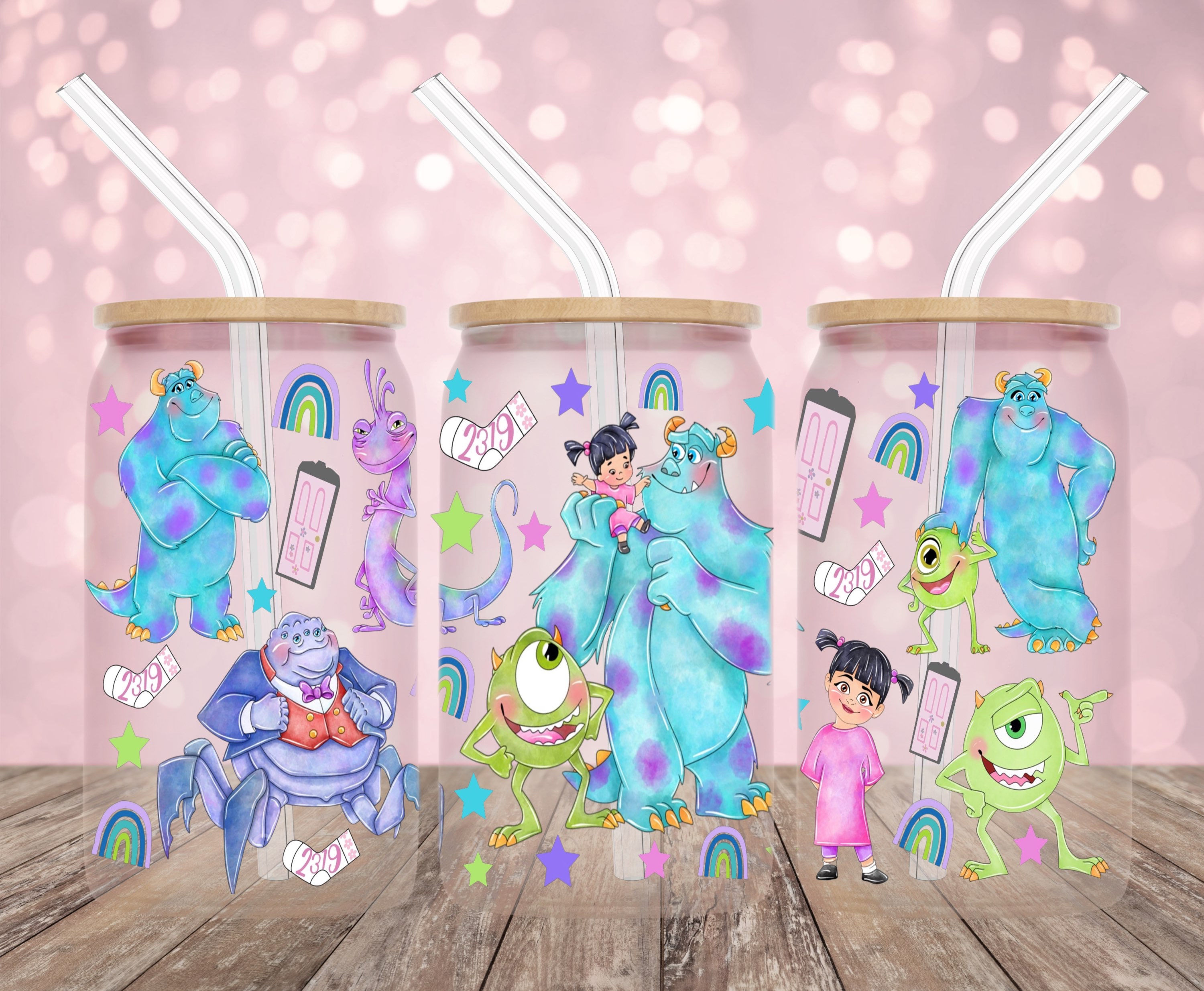 Monsters inc UVDTF Libby cup wrap 