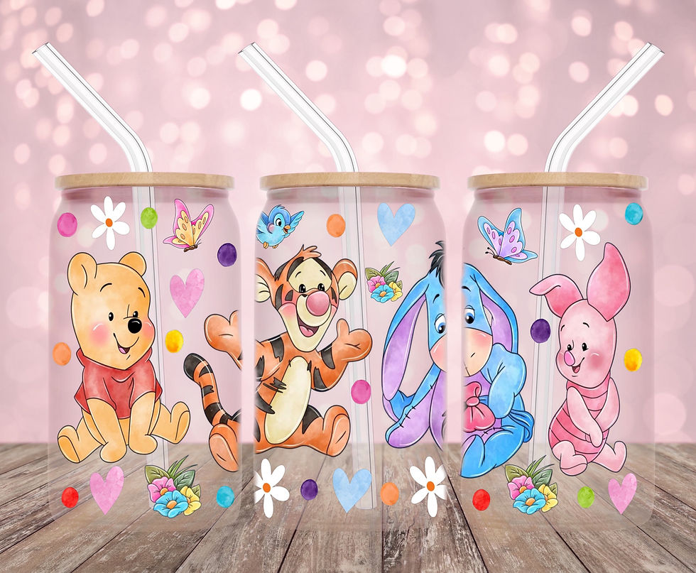 Baby Winnie UVDTF libby cup wrap