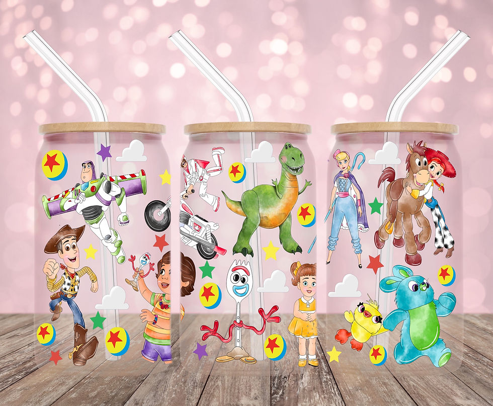 Toy Story UVDTF libby cup wrap