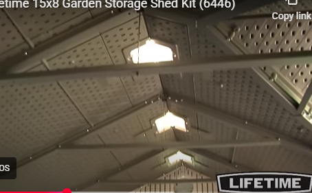 Lifetime Plastic 8x 18 Shed