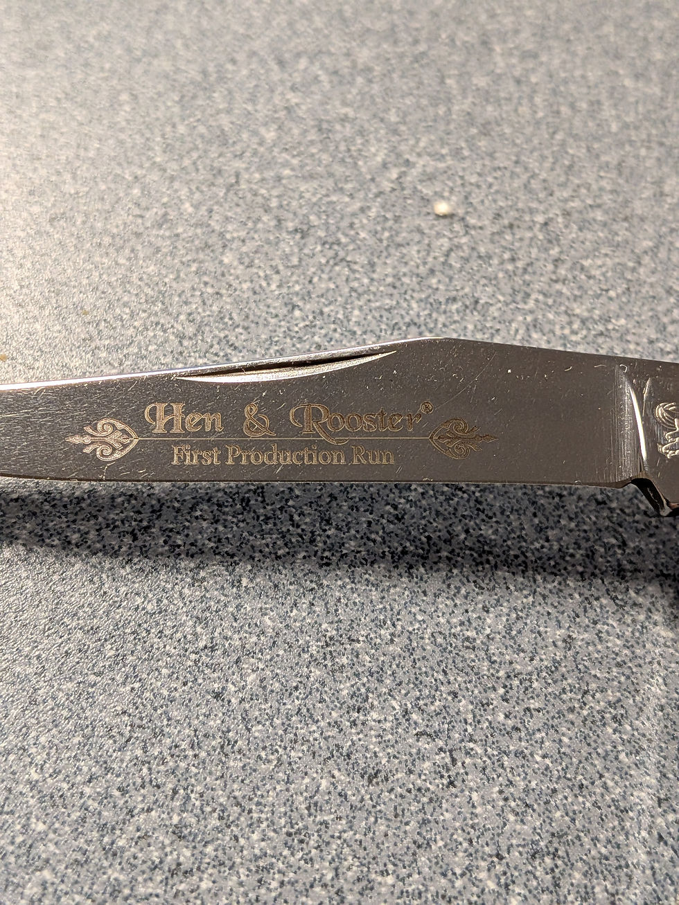 Thumbnail: Hen & Rooster folding pocket knife Mother Pearl 212-MOP