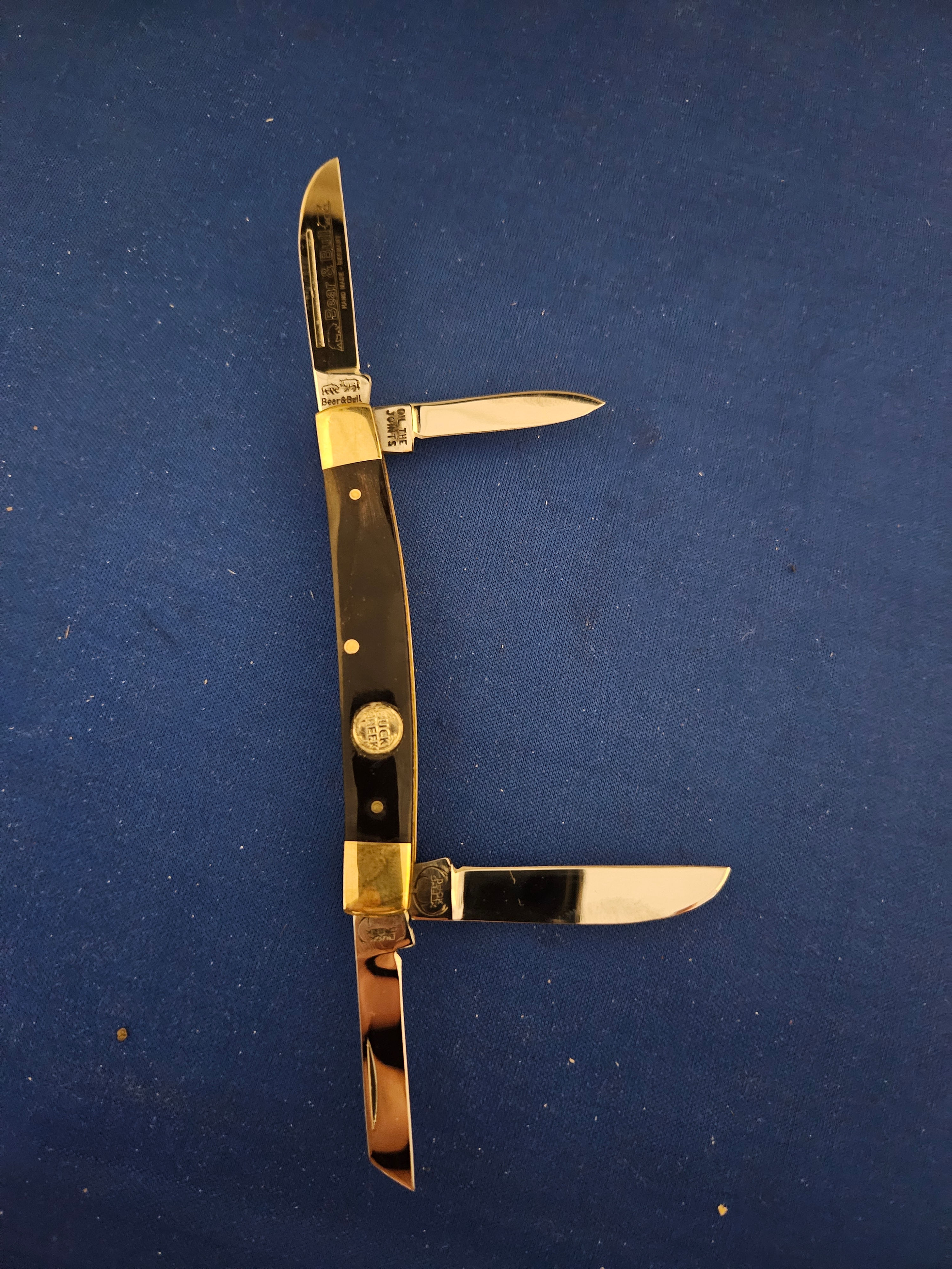 Buck Creek BC 6682 BH Buffalo Horn Congress Knife Made in Germany