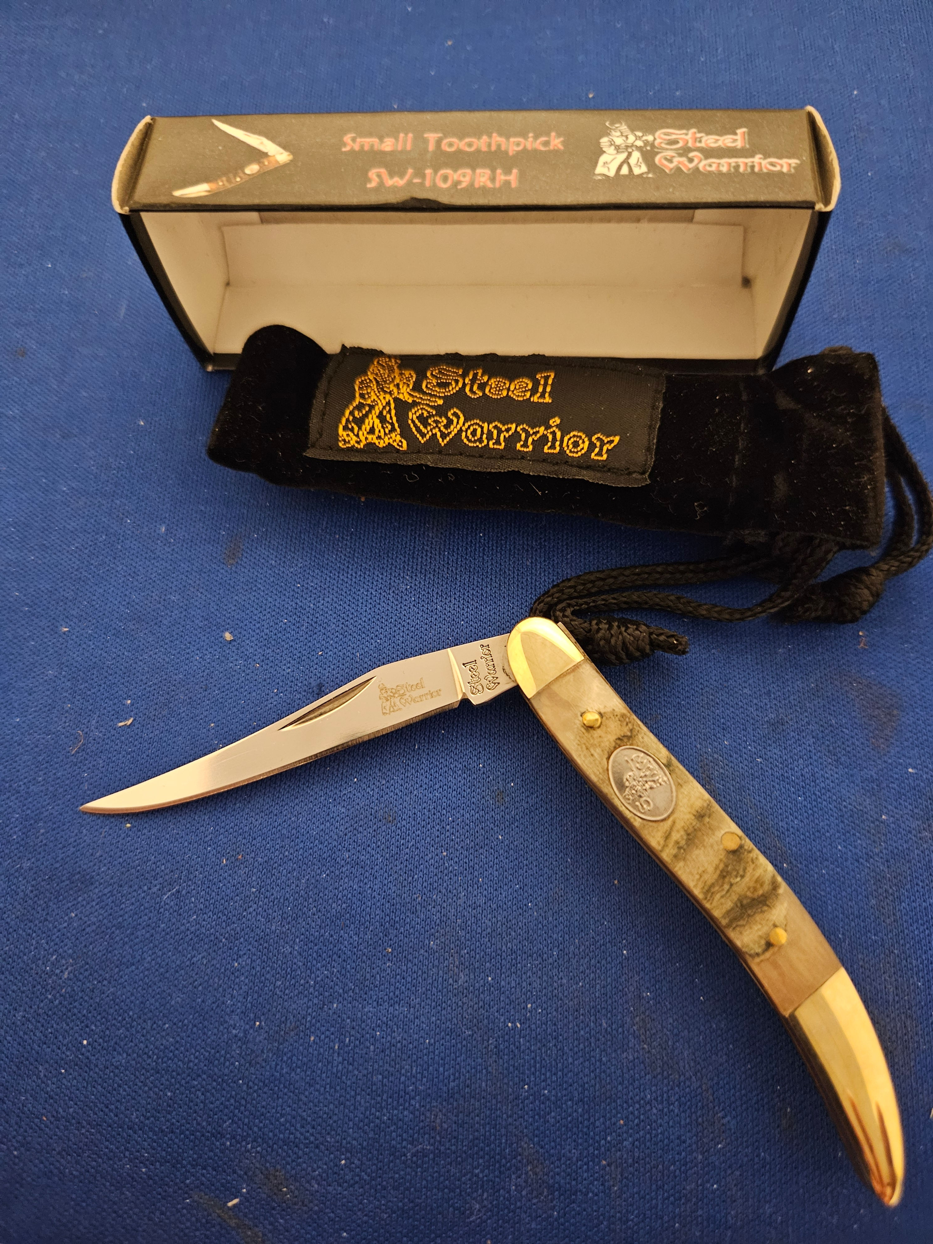 Toothpick with Ram's Horn Handles by Steel Warrior