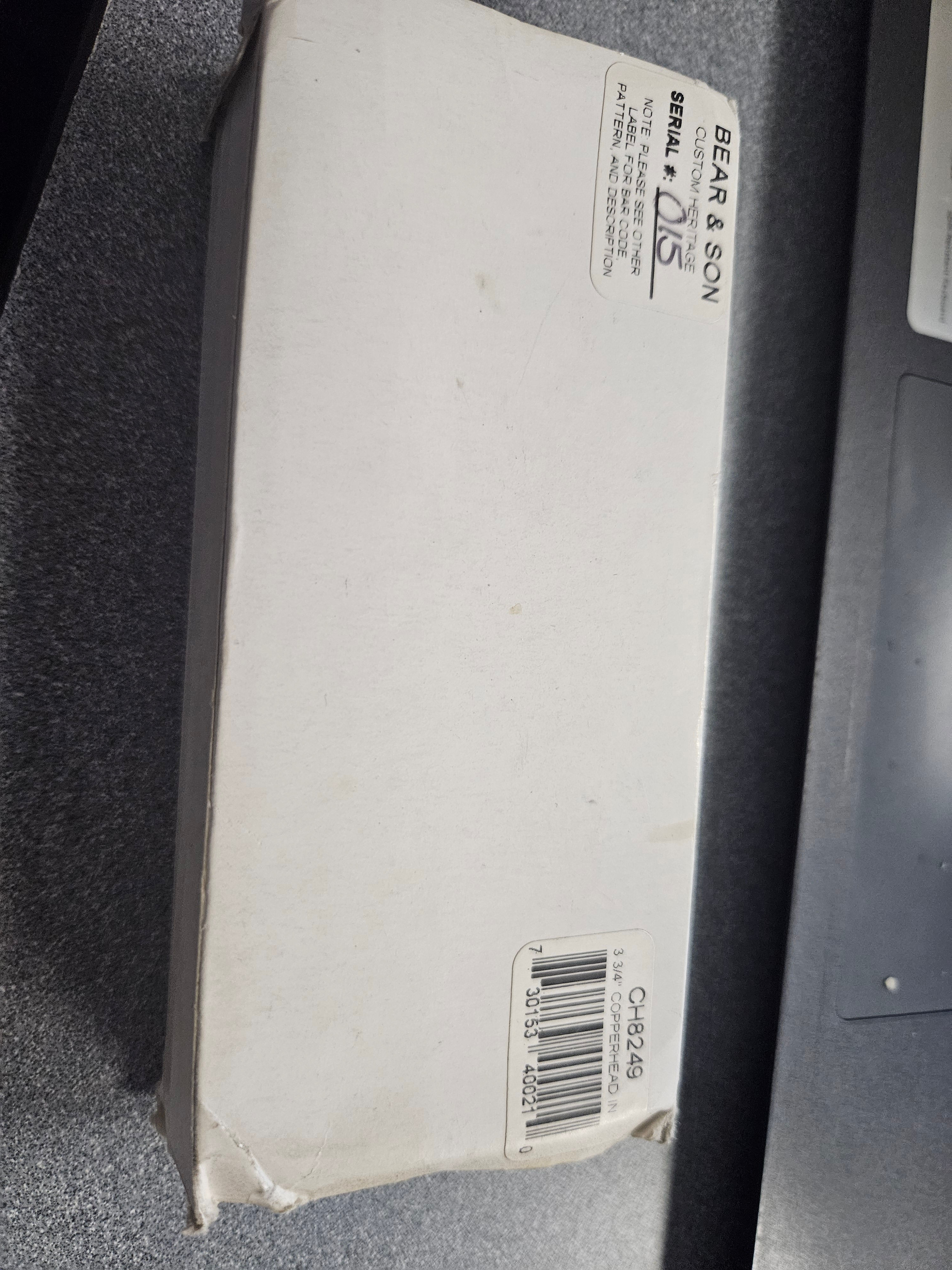 Bear & Son Custom Heritage Mother of Pearl Trapper