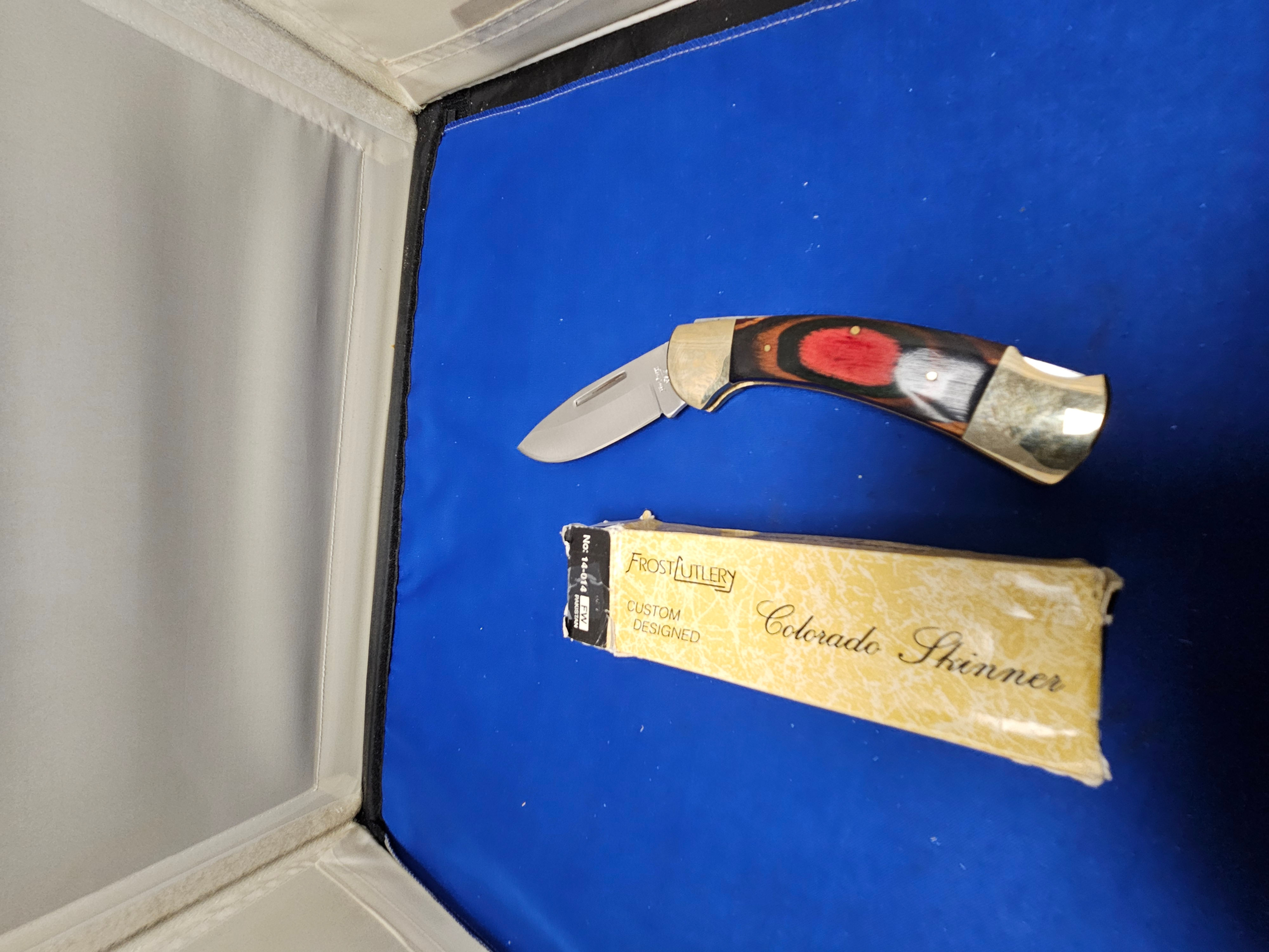 Frost Cutlery Colorado Skinner Wooden Handle Made in Pak