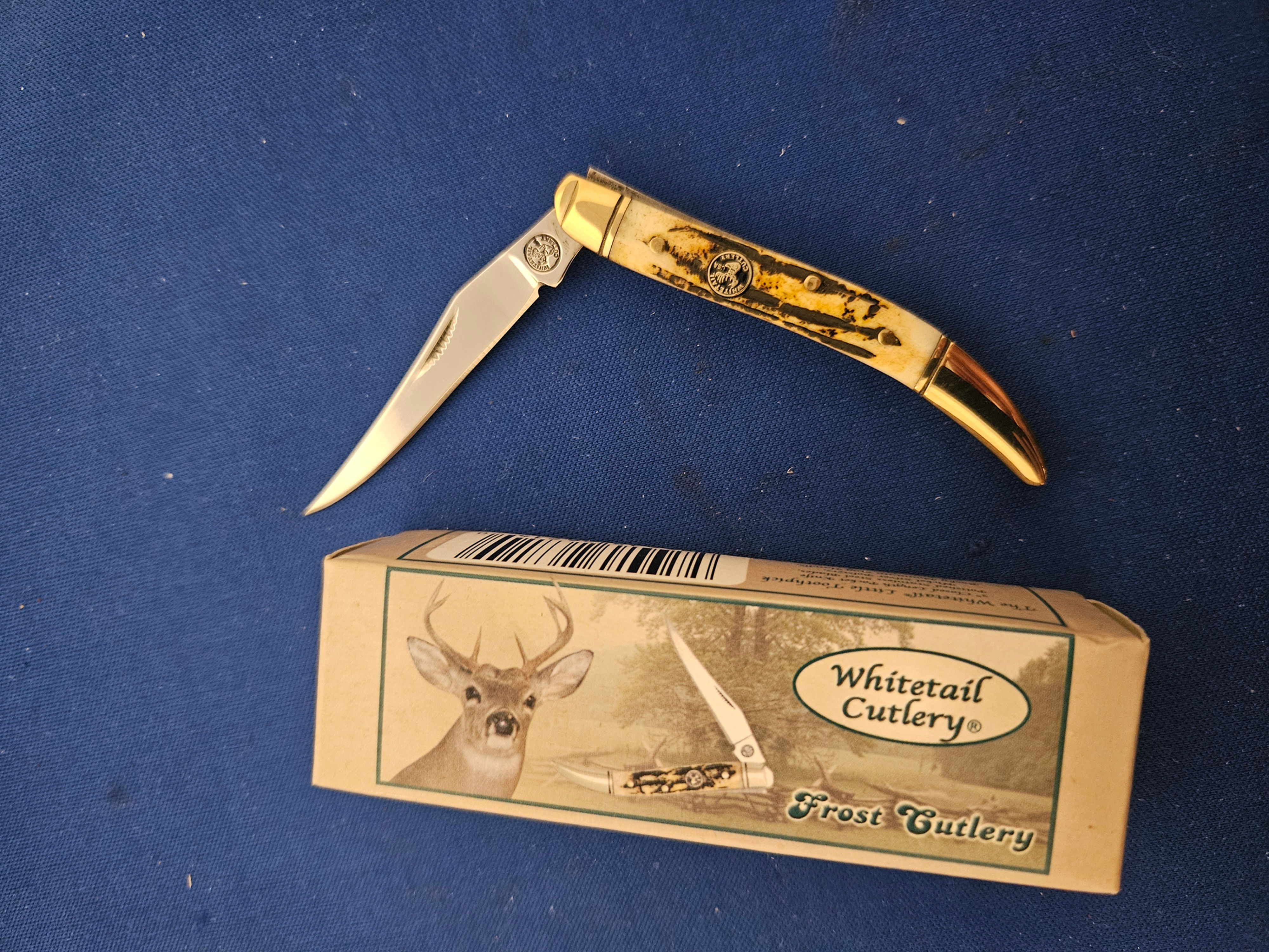 Whitetail Cutlery Little Toothpick with Bone Handle