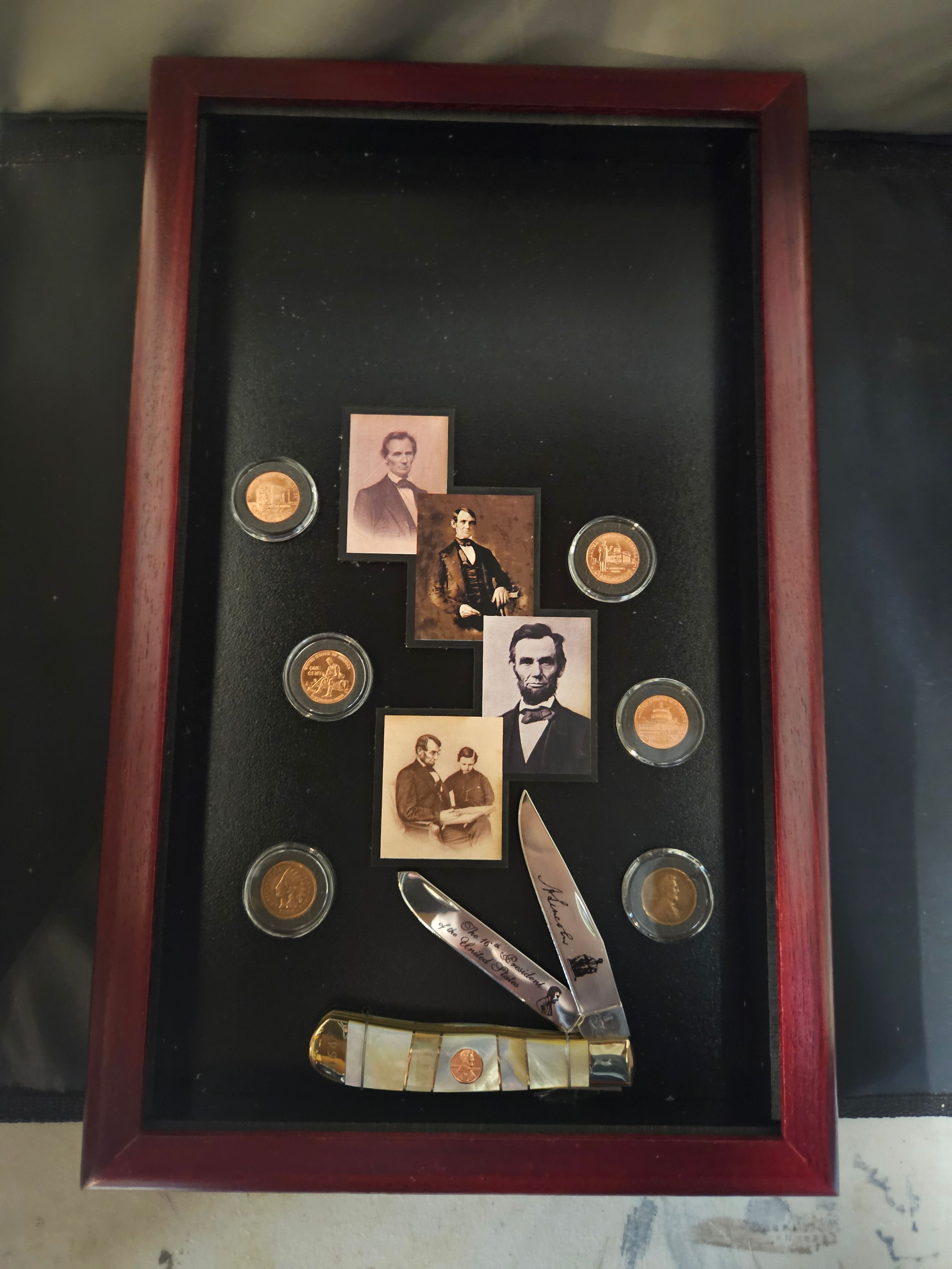 Frost Cutlery Abe Lincoln 100th Anniversary Set