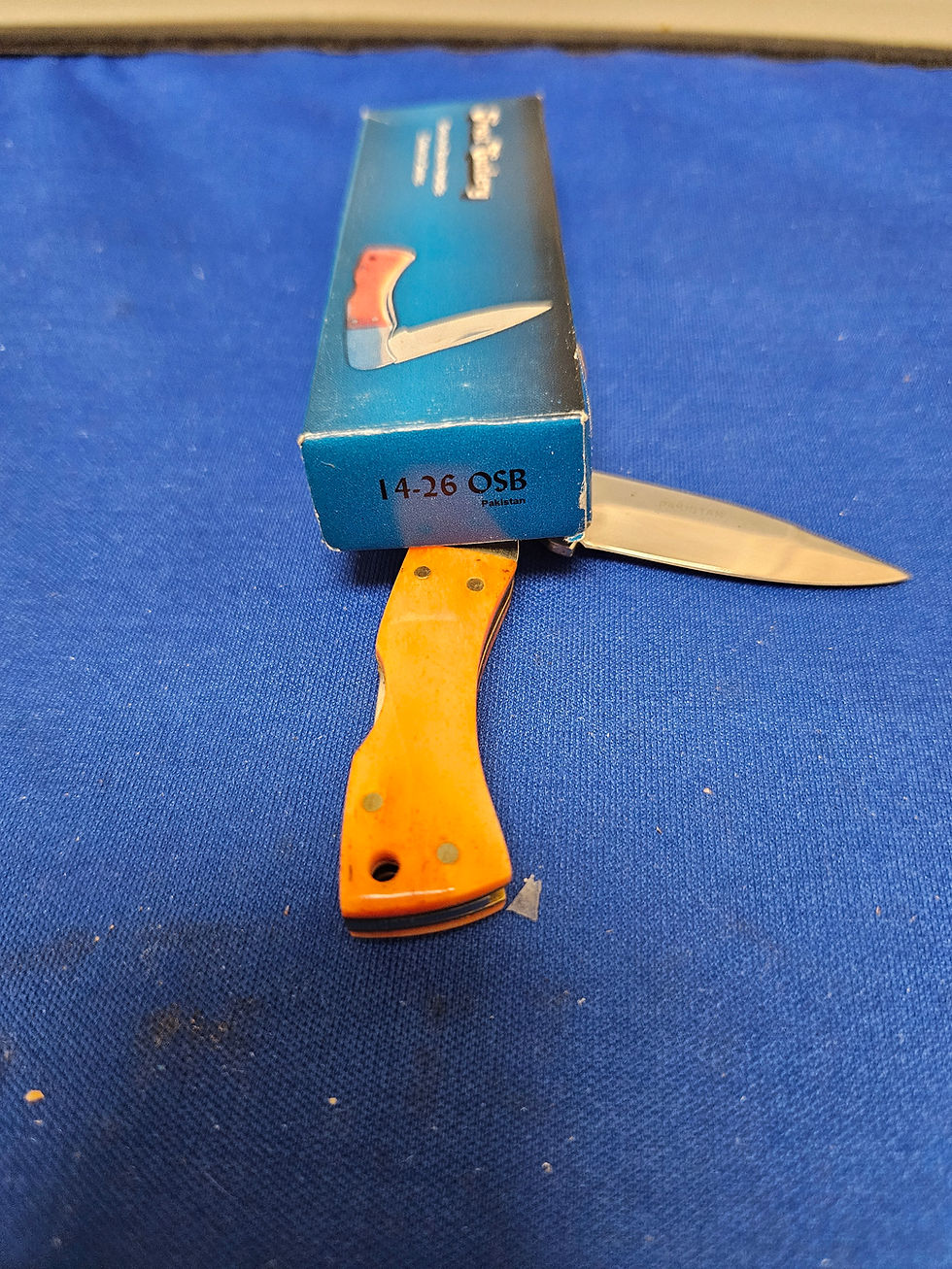 Thumbnail: Frost Cutlery Red Fox Mini Lockback Folder with Bone  Handles