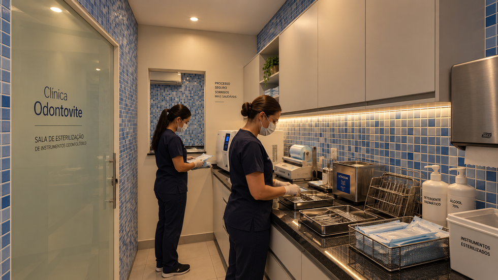 Sala de Esterilização de Instrumentos Odontológicos