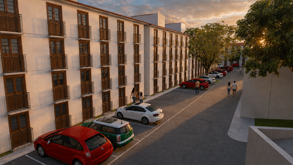 Blocos Residenciais - Vista 1