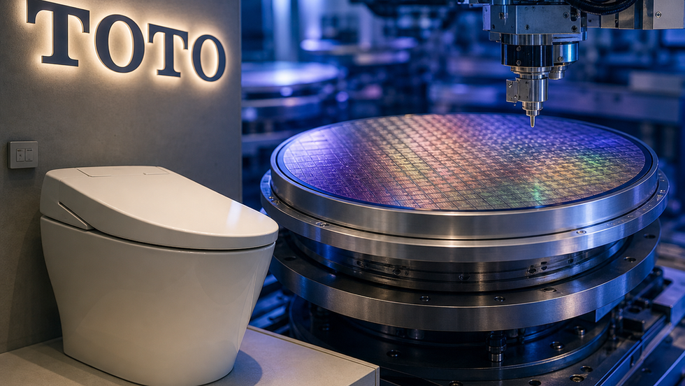 TOTO: l'AI anche nella manifattura dei sanitari