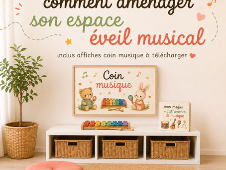 Aménager un coin éveil musical pour les tout-petits