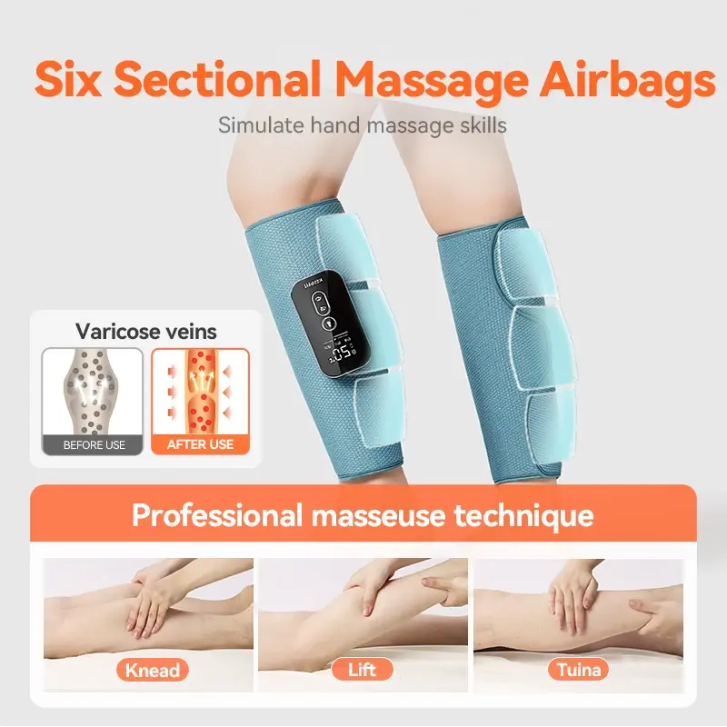 Thumbnail: Heated Leg Massager Air Compression Therapy