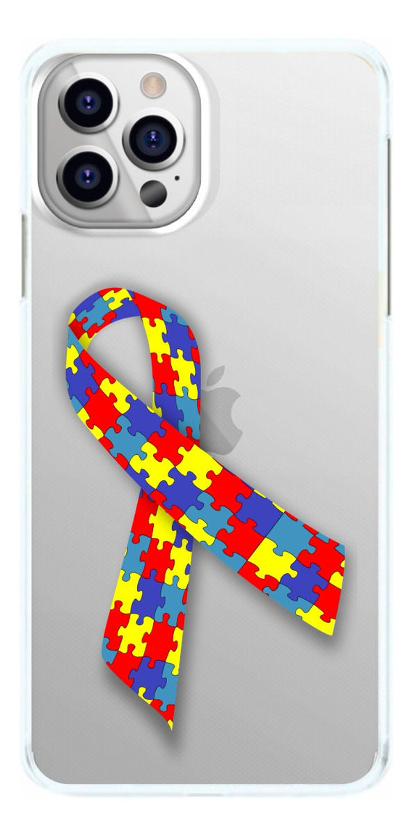 Capinha Autismo Simbolo Quebra Cabeça Capa de Celular