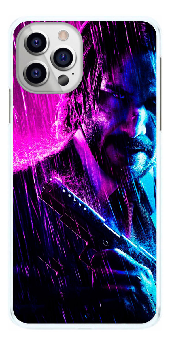 Capinha John Wick Roxo Azulado Capa de Celular