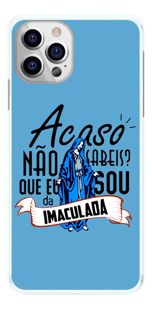 Capinha Imaculada Conceição Capa de Celular