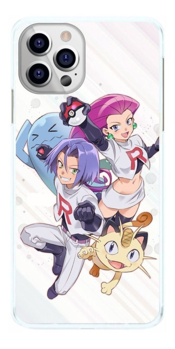 Capinha Equipe Rocket Woobufett Jessie e James Capa de Celular