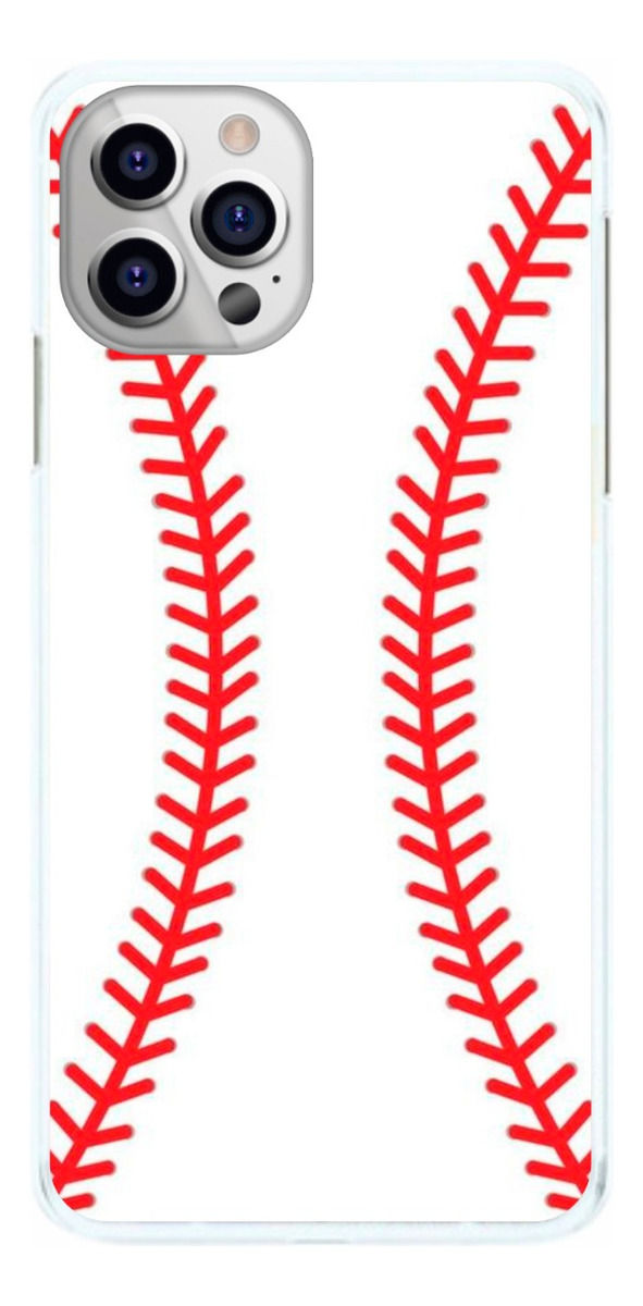 Capinha Bola de Beiseball Beisebol Costura Branca Capa de Celular