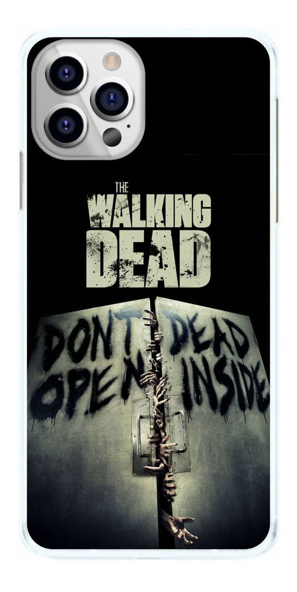 Capinha The Walking Dead Porta Não Abra Capa de Celular