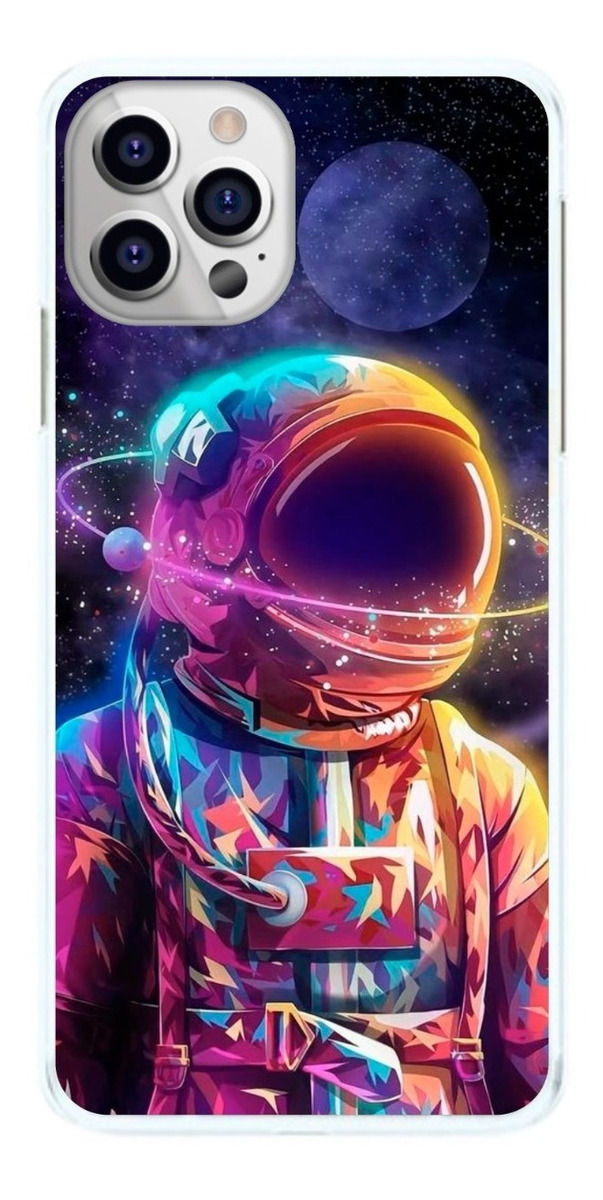 Capinha Astronauta Colorido Capa de Celular