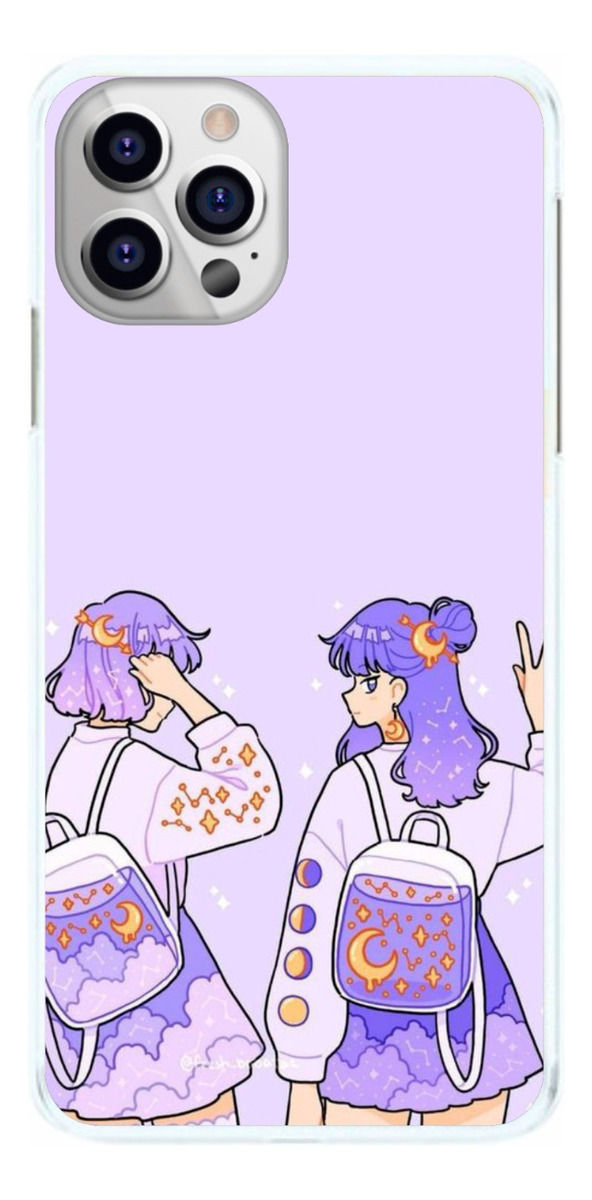 Capinha Amigas Escola Juntas Best BFF Capa de Celular