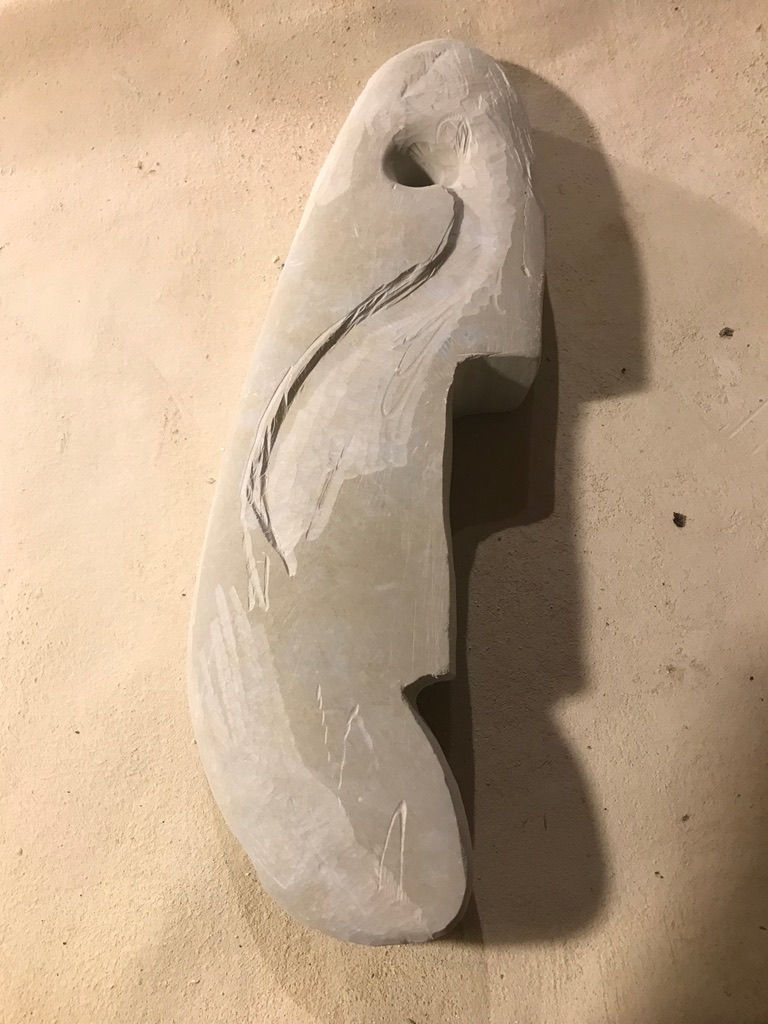 Stein Skulptur: Operateur
