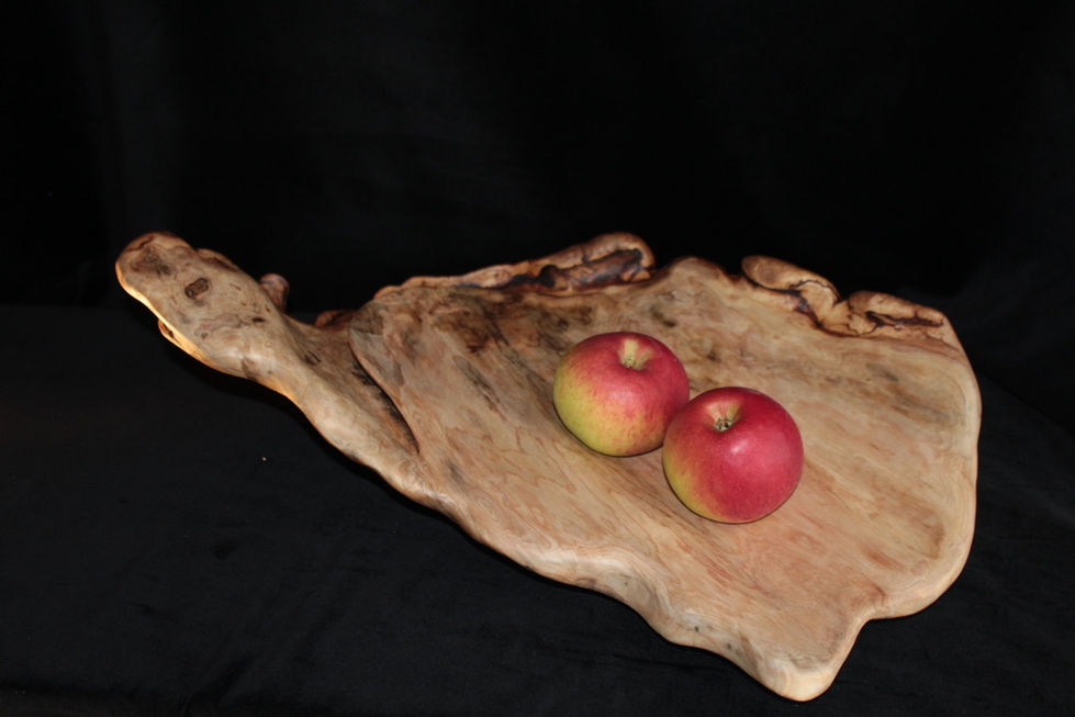 Obstplatte aus Holz