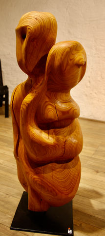 Together Holzskulptur