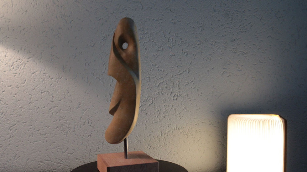 Stein Skulptur: Operateur