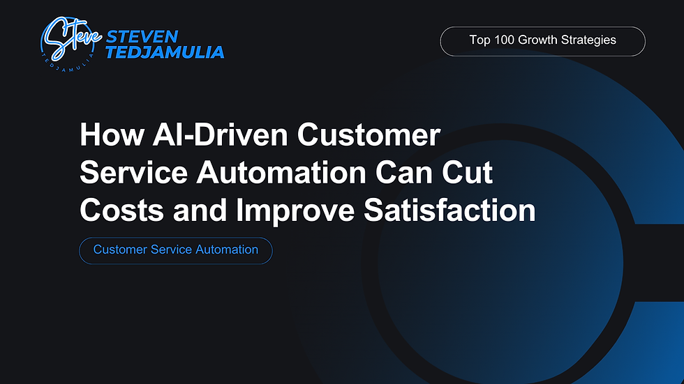 AI-Driven Customer Service Automation
