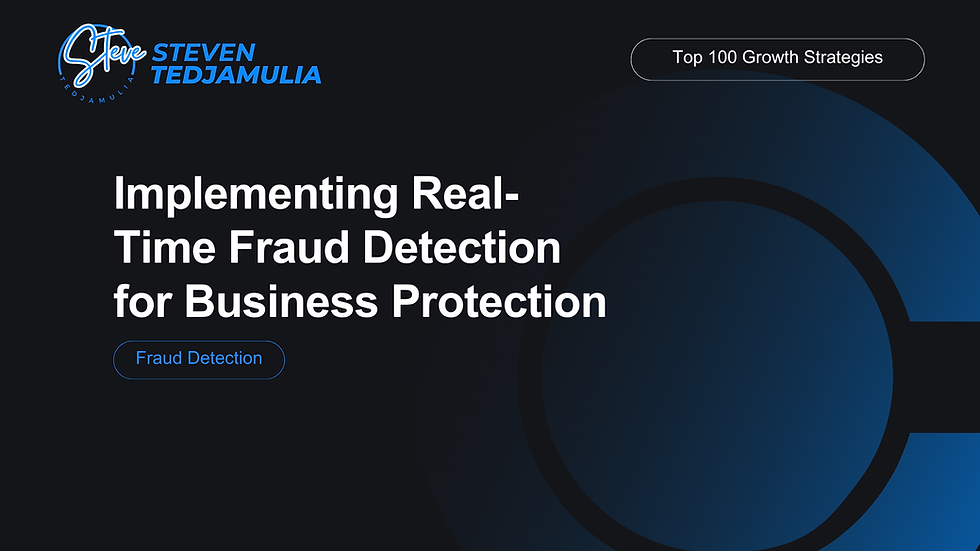 Real-Time Fraud Detection