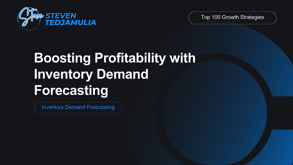 Inventory Demand Forecasting