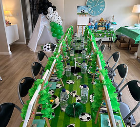Soccer Table Set Up