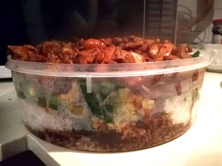 Seafood, Vegetables and Chicken Mixed Rice