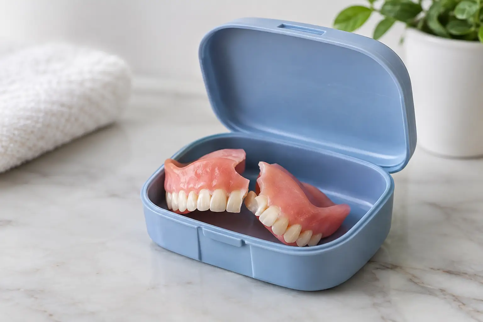 How to Store Broken Dentures Before Repair
