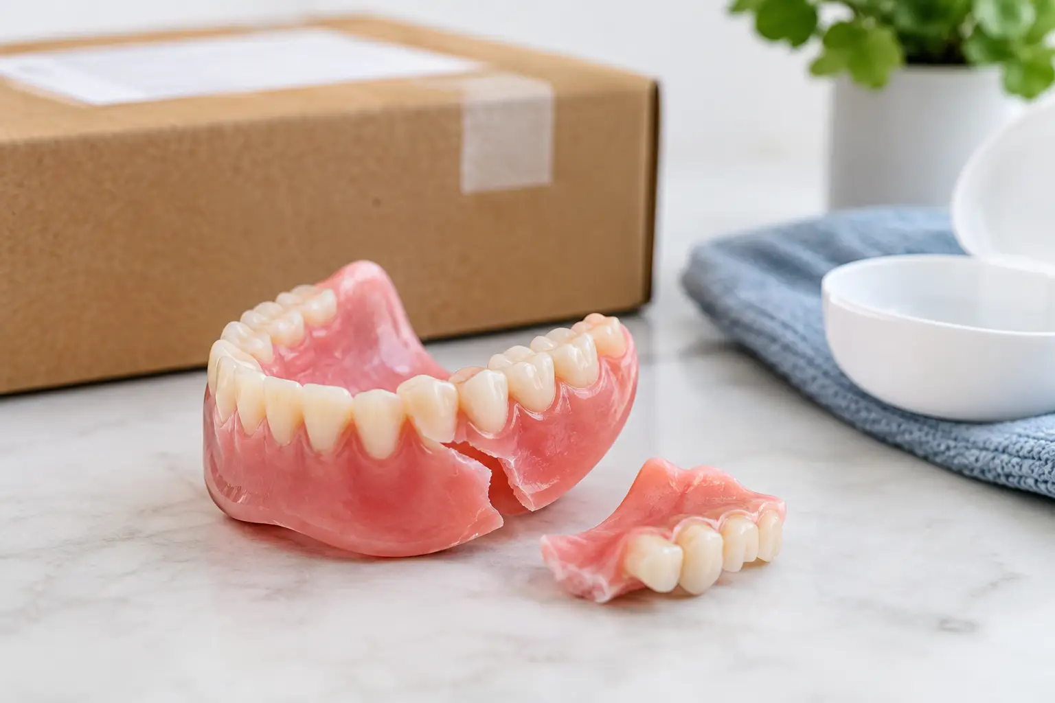 Mail In Denture Repair Service for Broken Dentures