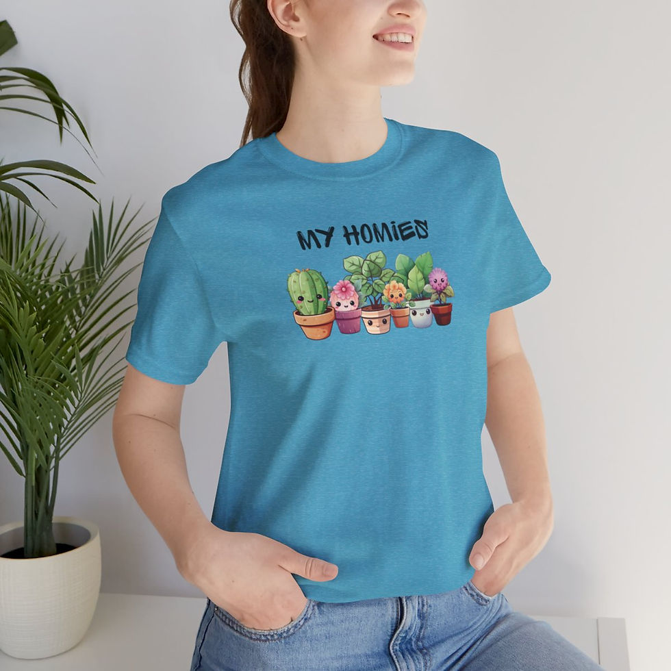 Thumbnail: "My Homies" for Plant-Lovers | Unisex T-Shirt for Adults & Teens