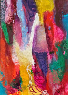 abstract painting, Calligraphy 