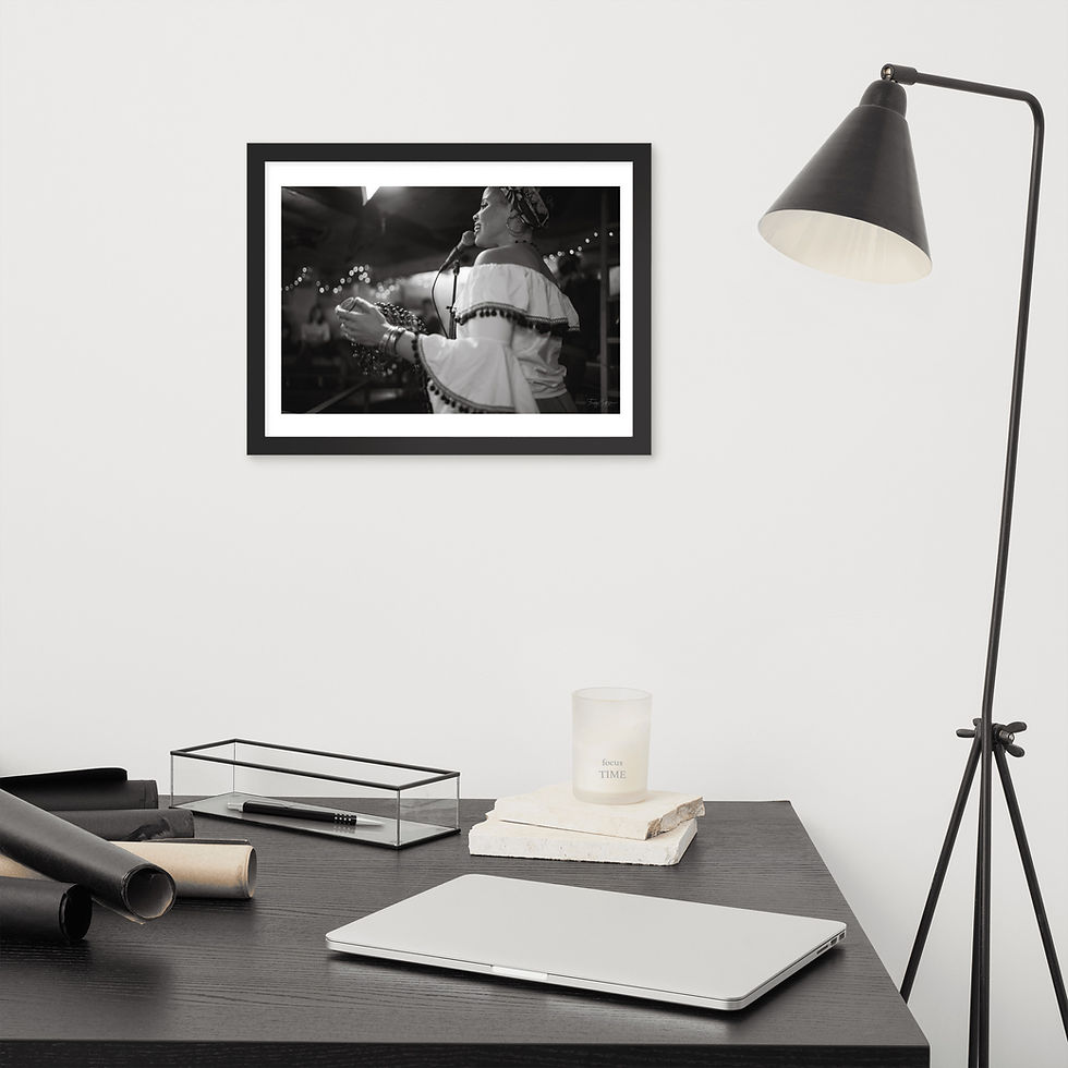 Thumbnail: Singer / From Morocco to Veracruz (Framed poster)