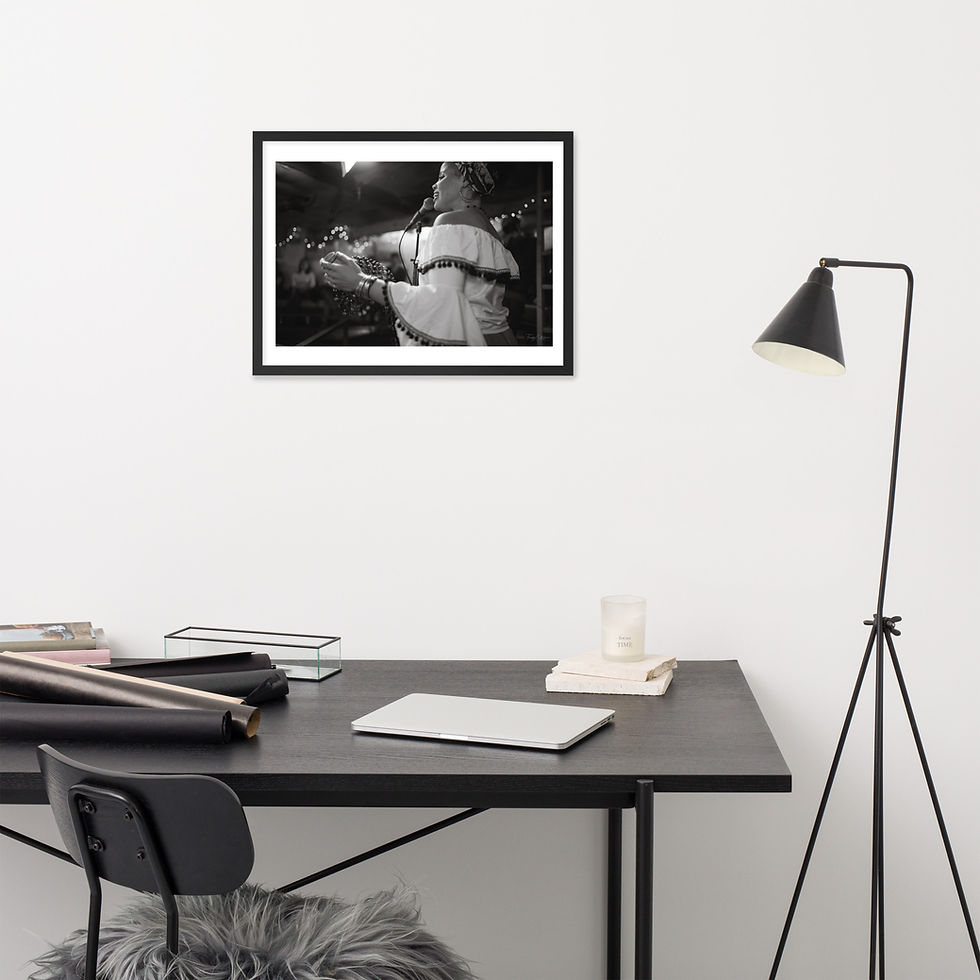 Thumbnail: Singer / From Morocco to Veracruz (Framed poster)