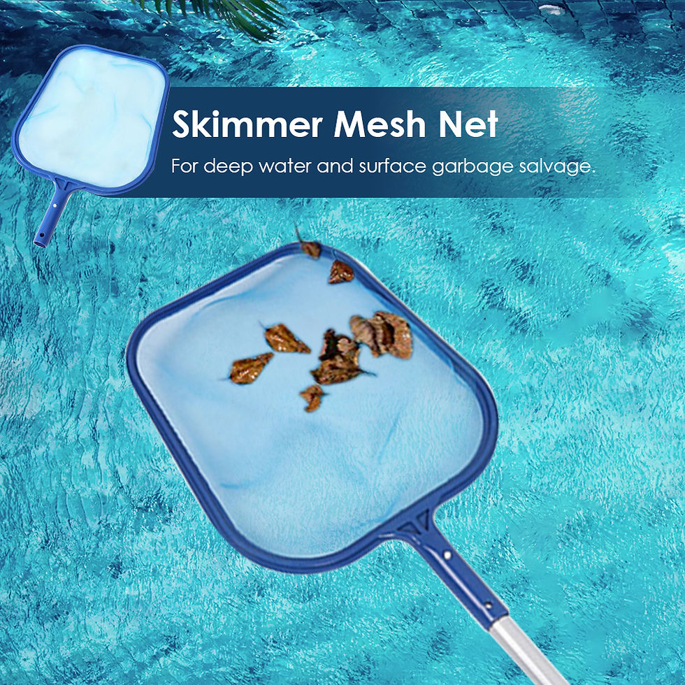Thumbnail: Leaf Rake Mesh Frame Net Skimmer Cleaner Net Rubbish Cleaning Rake Leaf Mesh Dee